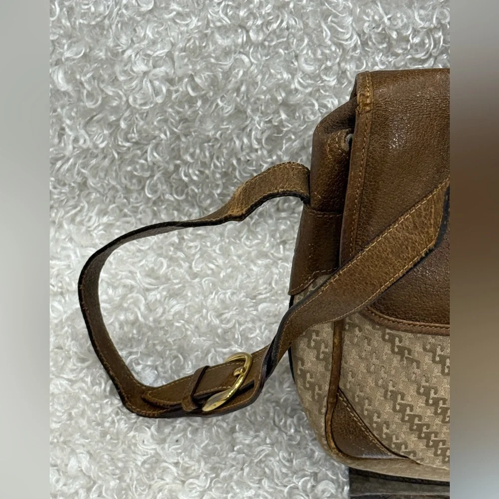 GUCCI Vintage Shoulder Crossbody Bag Canvas Brown - Picture 5 of 16